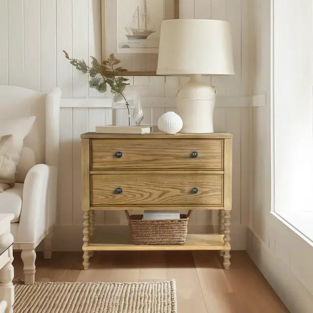 Alt view image 4 of 7 - 2 Drawer Accent Chest Natural See below