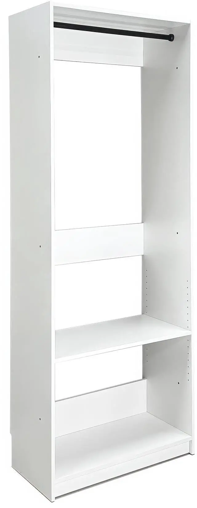 Main image of Prosper 32" White Wood Walk-in Closet with One Rod