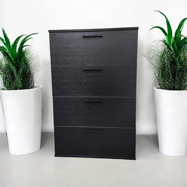 Alt view image 2 of 7 - Oliver Four-Drawer Jumbo Chest in Black
