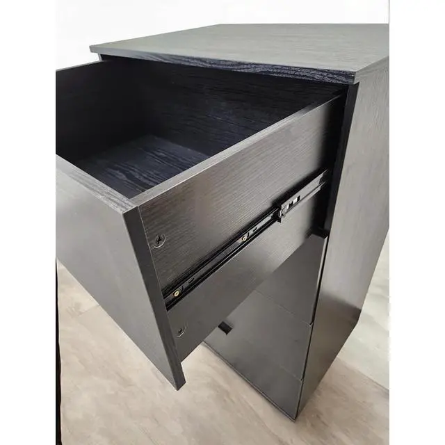 Alt view image 3 of 7 - Oliver Four-Drawer Jumbo Chest in Black