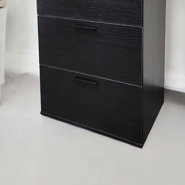 Alt view image 6 of 7 - Oliver Four-Drawer Jumbo Chest in Black