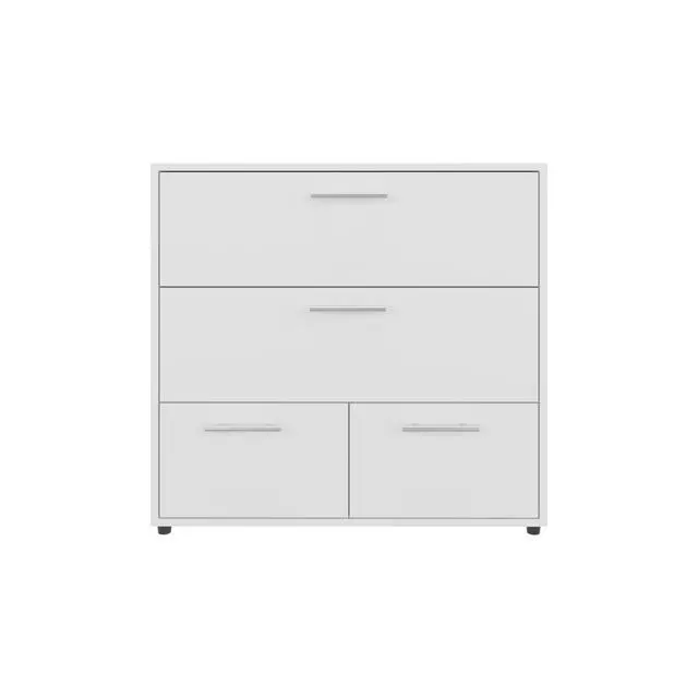 Alt view image 5 of 7 - White Dresser with Drawers, Set of 2