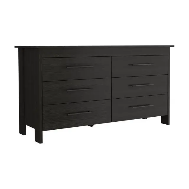 Alt view image 2 of 4 - Wenge 6-drawer Dressers, Set of 2