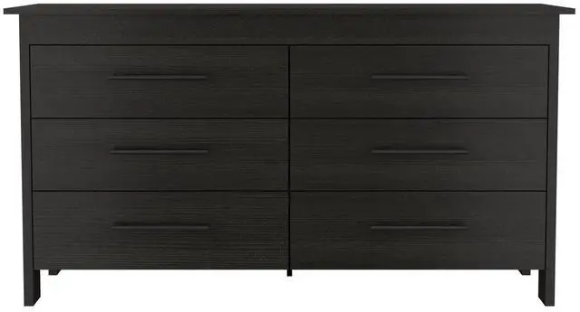 Main image of Wenge 6-drawer Dressers, Set of 2