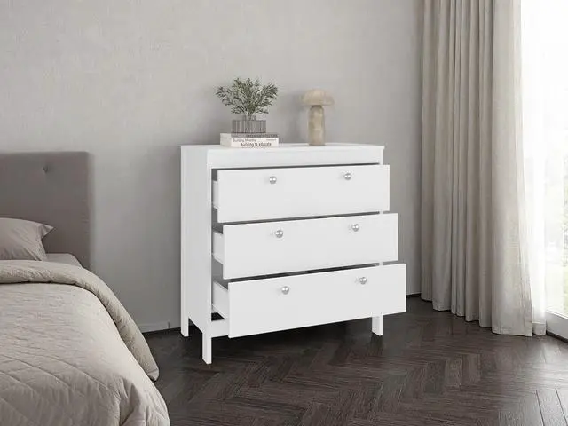 Alt view image 2 of 7 - Newcastle Dresser for Bedroom and Home Storage, Modern Storage Cabinet with Clean Design for Clothing and Everyday Items, Space-Efficient Furniture for Organized Living