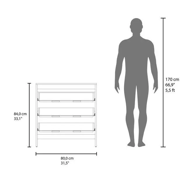 Alt view image 6 of 7 - Newcastle Dresser for Bedroom and Home Storage, Modern Storage Cabinet with Clean Design for Clothing and Everyday Items, Space-Efficient Furniture for Organized Living