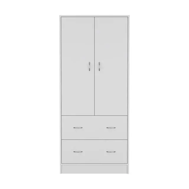 Alt view image 5 of 7 - Taly 2-Doors 2-Drawers Armoire White