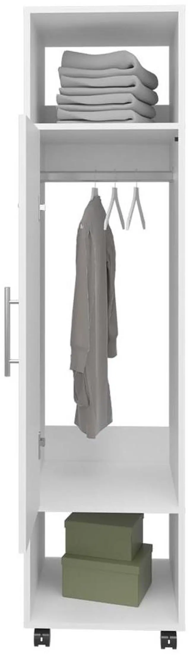 Alt view image 4 of 7 - Wardrobe Boston, Bedroom, White