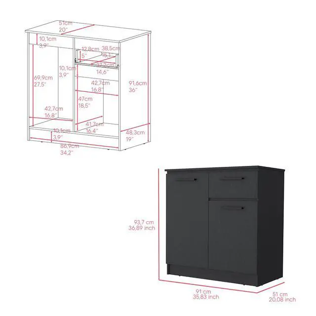 Alt view image 7 of 7 - Dresser Carlin, Bedroom, Black