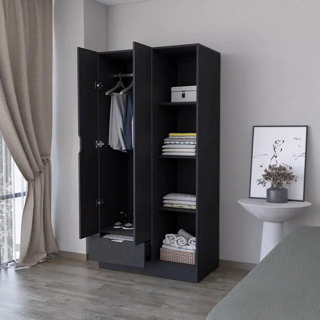 Alt view image 2 of 7 - Armoire Dover, Bedroom, Black