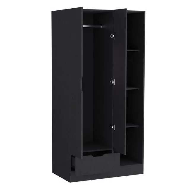 Alt view image 6 of 7 - Armoire Dover, Bedroom, Black
