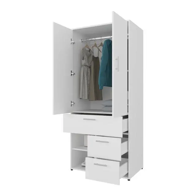 Alt view image 5 of 7 - Upland Armoire, Badroom, White