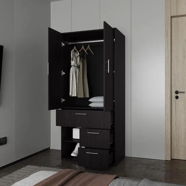 Alt view image 2 of 7 - Upland Armoire, Badroom, Black