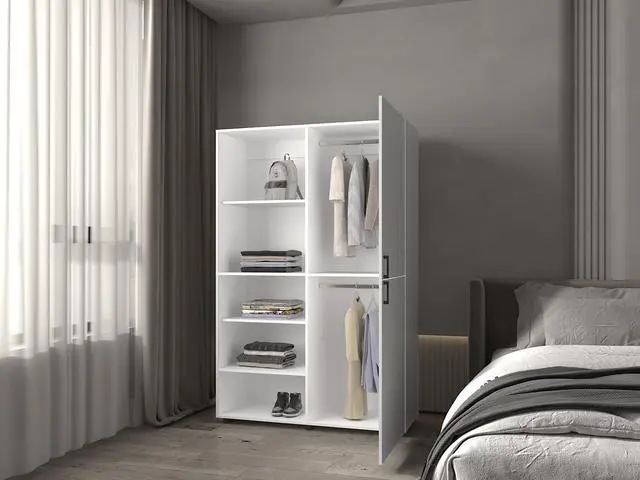 Alt view image 2 of 7 - Tunica Armoire, Bedroom, White