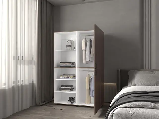 Alt view image 7 of 7 - Tunica Armoire, Bedroom, Milan/ White