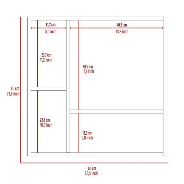 Alt view image 6 of 6 - Kenya Medicine Cabinet, Mirror, Double Door, Four Interior Shelves