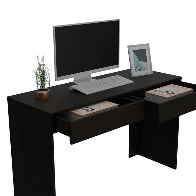 Alt view image 4 of 6 - Tampa Writing Computer Desk ,Two Drawers