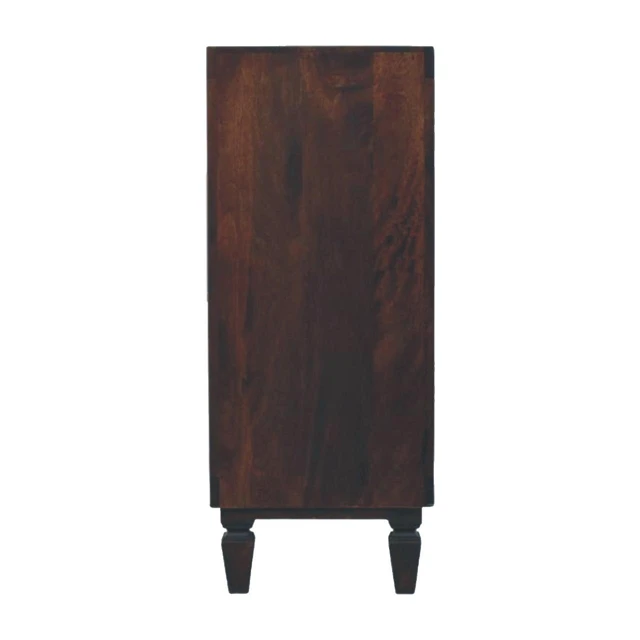 Alt view image 4 of 7 - Solid Wood Arno Chest,Mocha Tone,3-Drawers