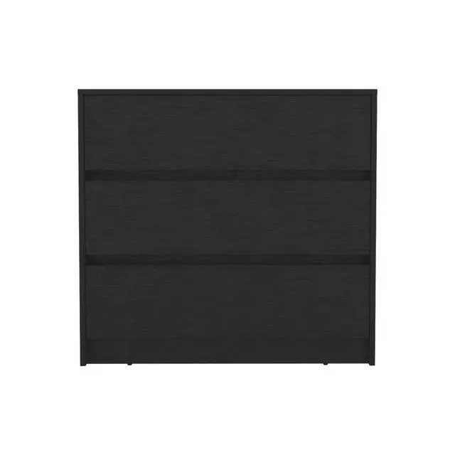 Alt view image 2 of 7 - Austin Three Drawer Dresser, Pull Out Mechanism-Black