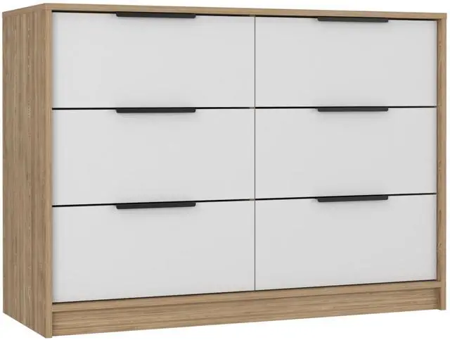 Alt view image 6 of 7 - Kaia 4 Drawers Dresser, Superior Top -Pine / White
