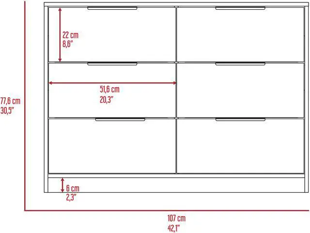 Alt view image 3 of 6 - Kaia 4 Drawers Dresser, Superior Top -Black / Pine