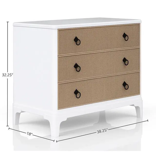 Alt view image 3 of 7 - Hall Chest - White