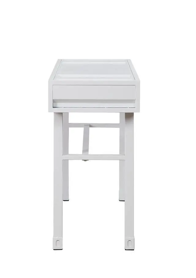 Alt view image 4 of 5 - Cargo White Finish Vanity Desk