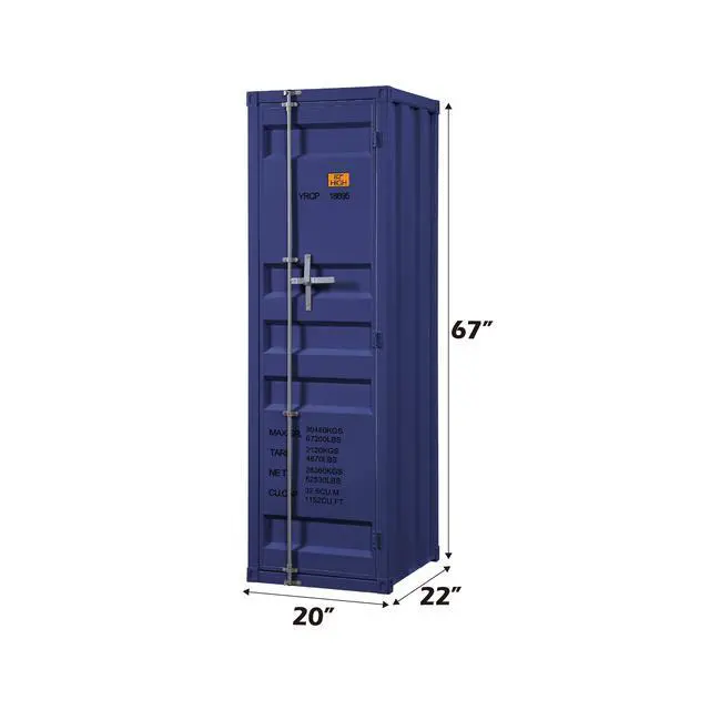 Alt view image 2 of 5 - Cargo Blue Finish Wardrobe