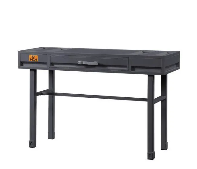 Alt view image 3 of 5 - Cargo Gunmetal Finish Vanity Desk