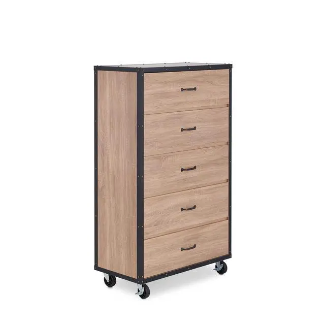 Alt view image 6 of 7 - Bemis Weathered Light Oak Finish Chest