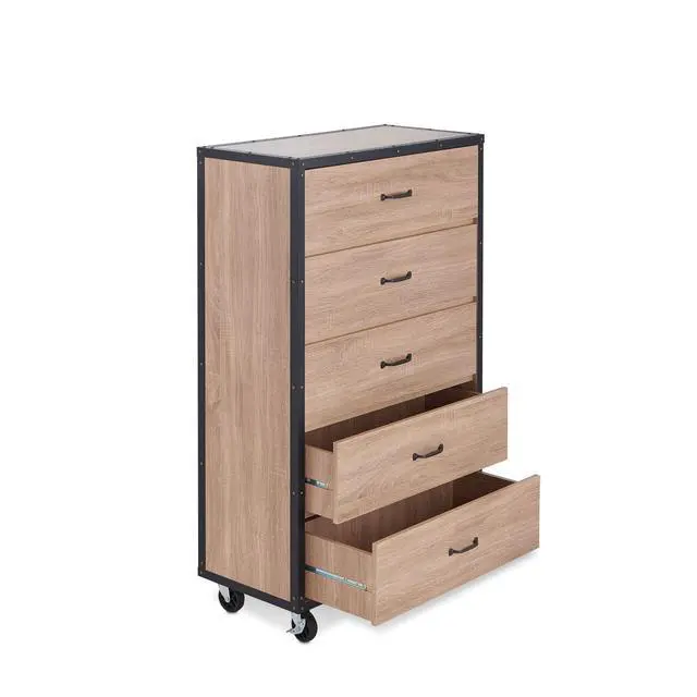 Alt view image 7 of 7 - Bemis Weathered Light Oak Finish Chest