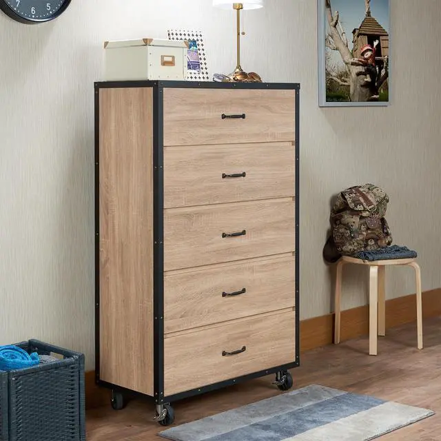 Alt view image 3 of 7 - Bemis Weathered Light Oak Finish Chest