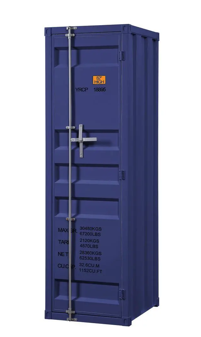 Alt view image 4 of 5 - Cargo Blue Finish Wardrobe