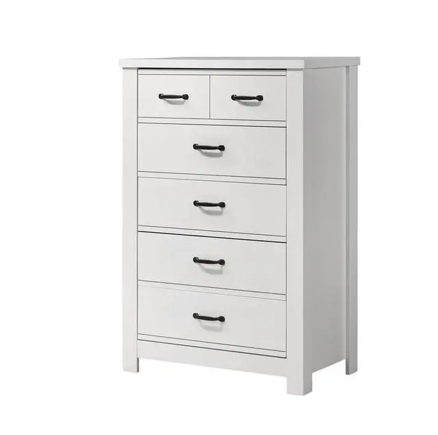 Alt view image 2 of 5 - Cosmo 31"W White 5-Drawer Chest