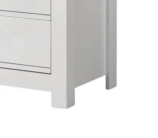 Alt view image 5 of 5 - Cosmo 31"W White 5-Drawer Chest