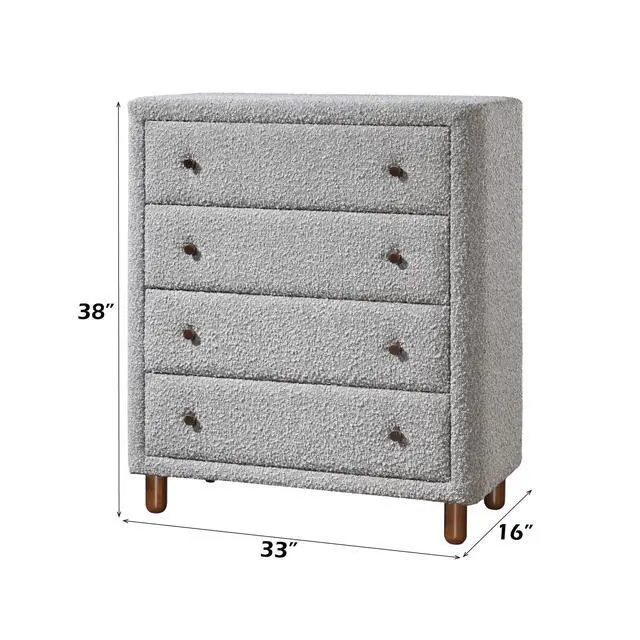 Alt view image 3 of 6 - Cleo Gray Boucle Chest