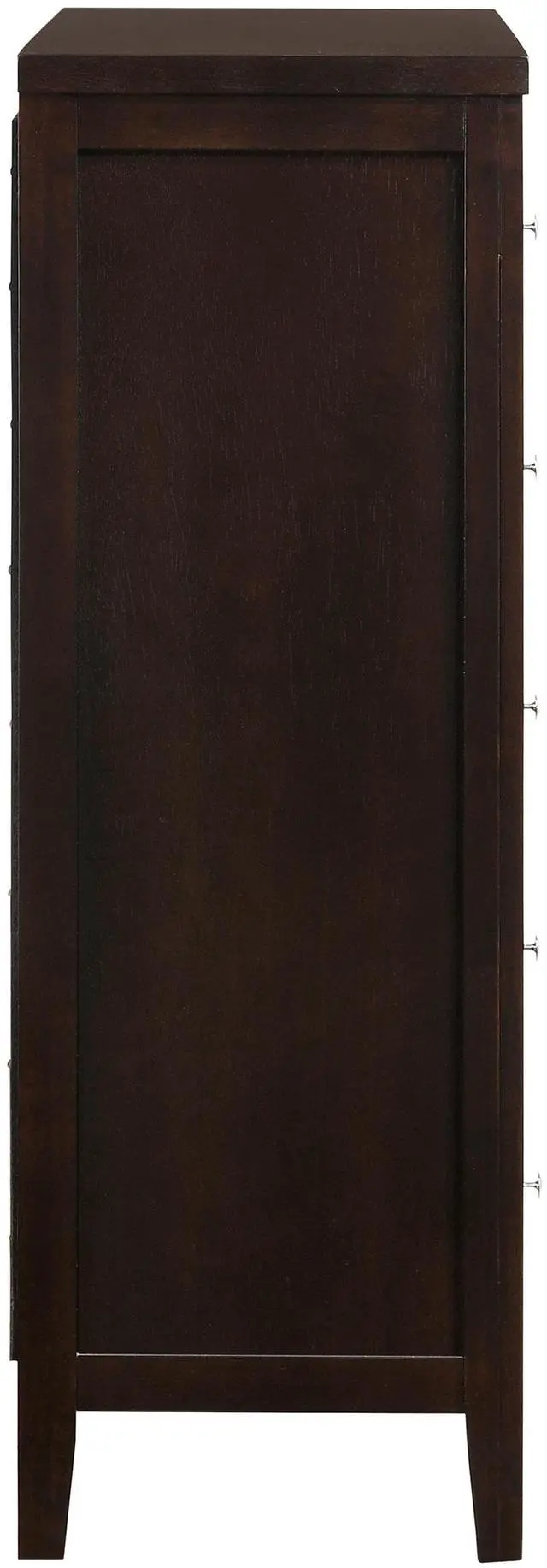 Alt view image 5 of 7 - Payton Warm Brown 5-Drawer Chest