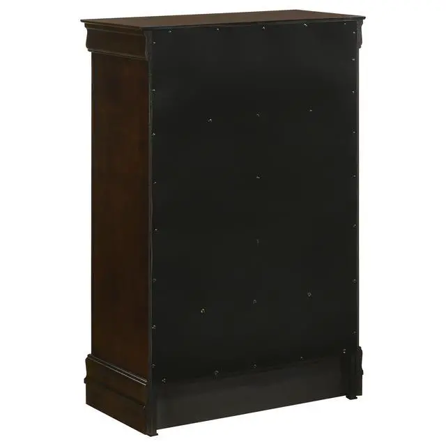 Alt view image 7 of 7 - Janson Cappuccino 5-Drawer Bedroom Chest