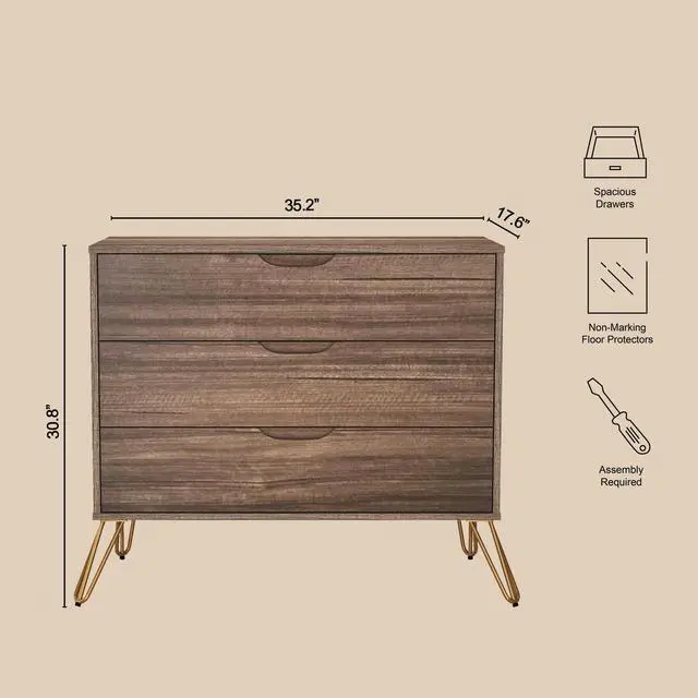 Alt view image 5 of 7 - Dresser in Brown