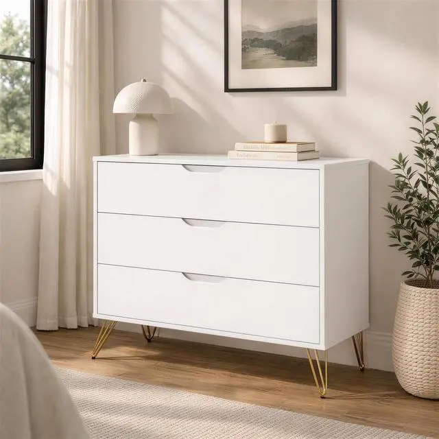 Alt view image 5 of 7 - Dresser in White