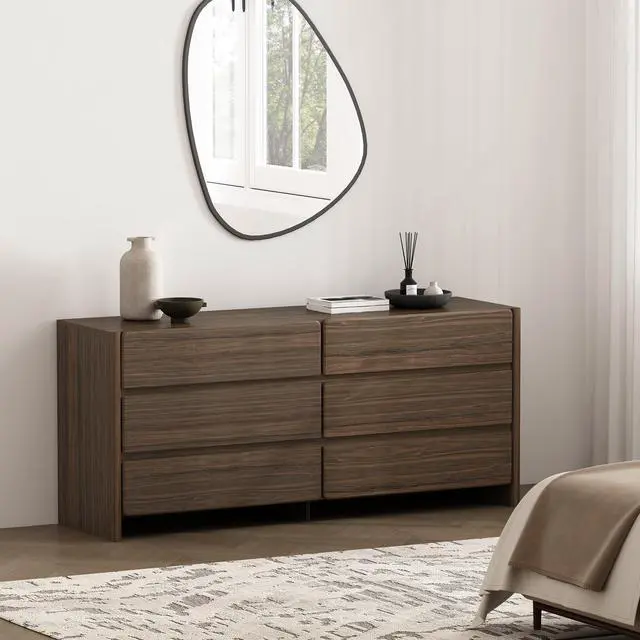 Alt view image 2 of 7 - Dresser in Walnut Brown