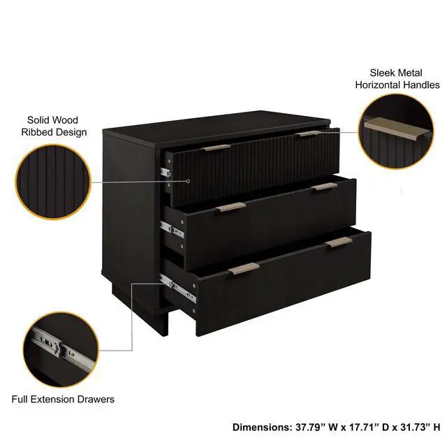 Alt view image 4 of 7 - Dresser in Black