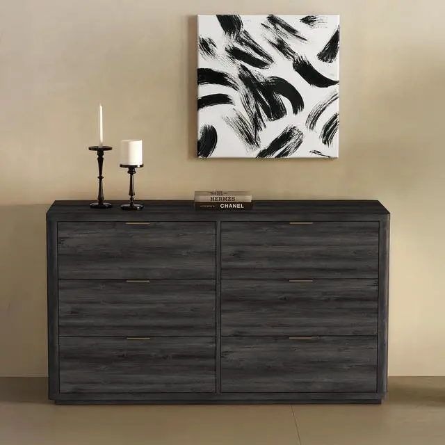 Alt view image 2 of 7 - Dresser in Charcoal Gray