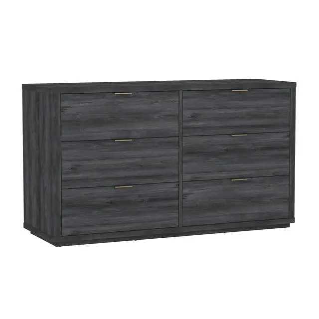 Alt view image 6 of 7 - Dresser in Charcoal Gray