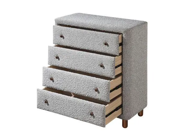 Alt view image 4 of 6 - Cleo Gray Boucle Chest