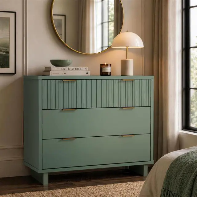 Alt view image 7 of 7 - Dresser in Sage Green