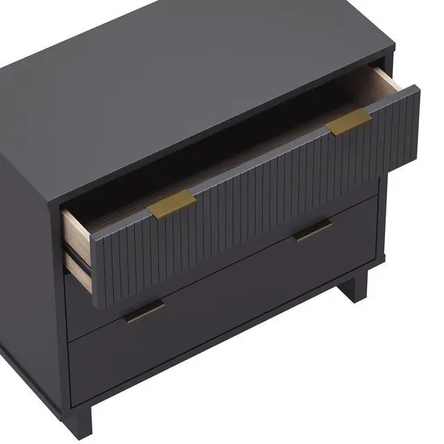 Alt view image 4 of 7 - Dresser in Charcoal Gray