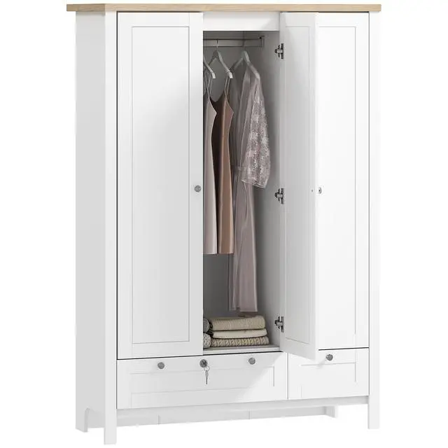 Alt view image 2 of 7 - 3 Doors Wardrobe Closet