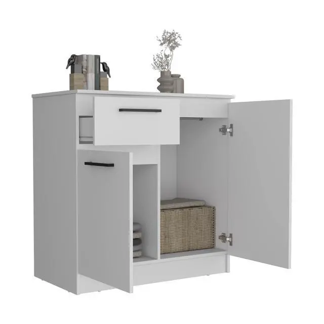 Alt view image 7 of 7 - Idaho Dresser with 2-Door Cabinets and Drawer -White