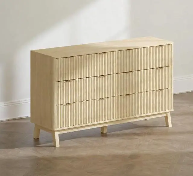 Alt view image 2 of 7 - Closet Dresser,6 Drawer Double Dresser For Bedroom